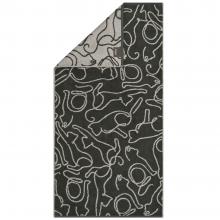 Cawo The Cats Towel Basalt / Platin