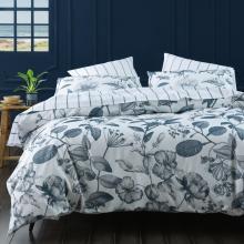 MM Linen Pure Botanical Bluestone Duvet Cover Set