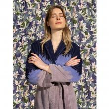 Yves Delorme Brume Ladies Tailored Collar Bathrobe