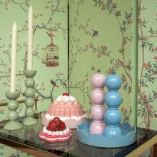 Addison Ross Bobbin Cappuccino Candle Stick 33cm