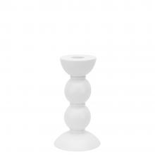 Addison Ross Bobbin White Candle Stick 14cm