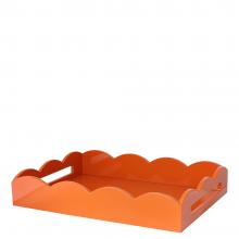 Addison Ross Scalloped Tray Orange Medium