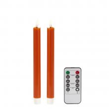 Addison Ross Wax LED Candles Orange
