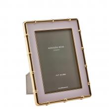 Addison Ross Bamboo Photo Frame Gold & Pale Pink