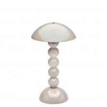 Addison Ross Rechargeable Bobbin LED Portable Lamp Cappuccino