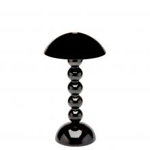 Addison Ross Rechargeable Bobbin LED Portable Lamp Black