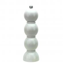 Addison Ross Bobbin Salt or Pepper Grinder White