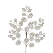 Goodwill Metallic Eucalyptus Leaf Pearl Stem