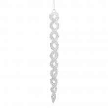 Goodwill Glass Jewel Twist Helix Icicle Ornament