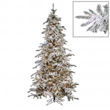 Goodwill Flock Pine Tree with 900 LED