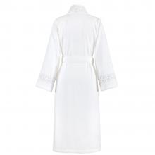 Yves Delorme Festons Ladies Shawl Collar Bathrobe