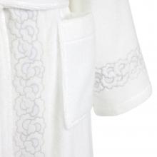 Yves Delorme Festons Ladies Shawl Collar Bathrobe