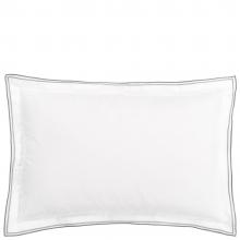 Designers Guild Astor Silver & Slate Oxford Pillowcase Pair