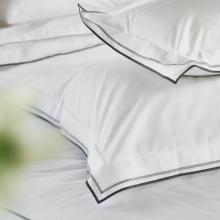 Designers Guild Astor Silver & Slate Oxford Pillowcase Pair