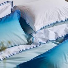 Designers Guild Astor Cobalt Blue Flat Sheet