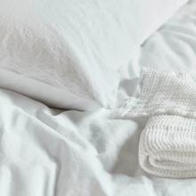 Designers Guild Loweswater Chalk White Duvet Cover Set