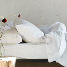 Designers Guild Loweswater Chalk White Duvet Cover Set