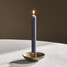 Nkuku Rustic Soy Blend Dinner Candle - Charcoal 