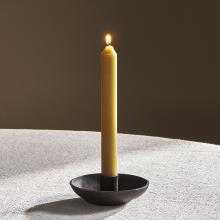 Nkuku Rustic Soy Blend Dinner Candle - Olive Green 