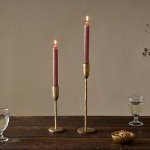 Nkuku Rustic Soy Blend Dinner Candle - Rust 