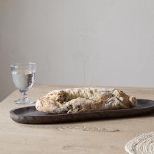 Nkuku Nyati Serving Platter - Dark Brown