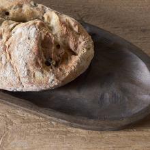 Nkuku Nyati Serving Platter - Dark Brown