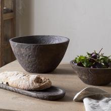 Nkuku Nyati Serving Platter - Dark Brown