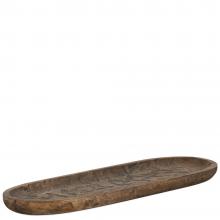 Nkuku Nyati Serving Platter - Dark Brown
