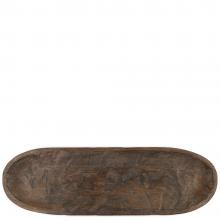 Nkuku Nyati Serving Platter - Dark Brown