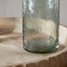 Nkuku Yala Hammered Highball  - Sage Green