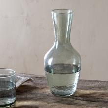 Nkuku Yala Hammered Jug - Sage Green