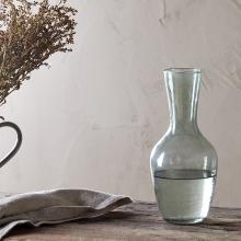 Nkuku Yala Hammered Jug - Sage Green