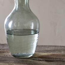 Nkuku Yala Hammered Jug - Sage Green