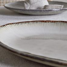 Nkuku Malia Large Oval Platter - Cream