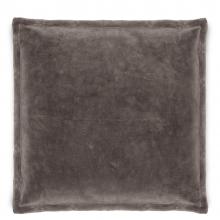 Nkuku Dhara Velvet Cushion Cover - Charcoal