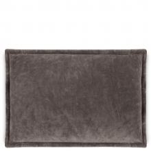 Nkuku Dhara Velvet Cushion Cover - Charcoal