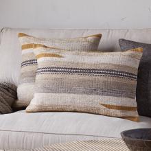 Nkuku Aravali Wool Cushion Cover - Ochre