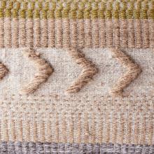 Nkuku Tuleeka Wool Cushion Cover - Ochre