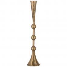Nkuku Javanee Candle Holders - Antique Brass
