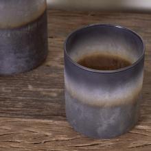 Nkuku Etti Tealight Holders - Navy & Smoke