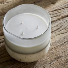 Nkuku Cardamom & Amber Three Wick Scented Candle 