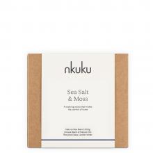 Nkuku Sea Salt & Moss Three Wick Scented Candle 