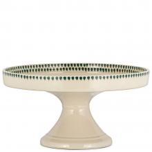 Nkuku Juniper Drop Ceramic Stand - Cream & Juniper