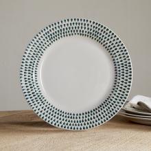 Nkuku Juniper Drop Plates - Cream & Juniper 