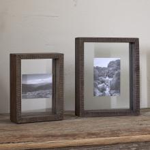 Nkuku Indu Standing Mango Wood Frame - Dark Ash