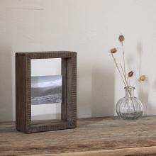 Nkuku Indu Standing Mango Wood Frame - Dark Ash