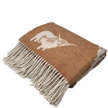 Remony Nature Throw Highland Cow Rust