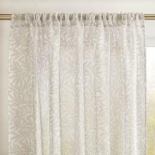 William Morris At Home Original Willow Linen Voile Sheer Curtain Panel