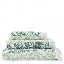 William Morris At Home Rose Stripe Towel Sage