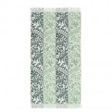 William Morris At Home Rose Stripe Towel Sage